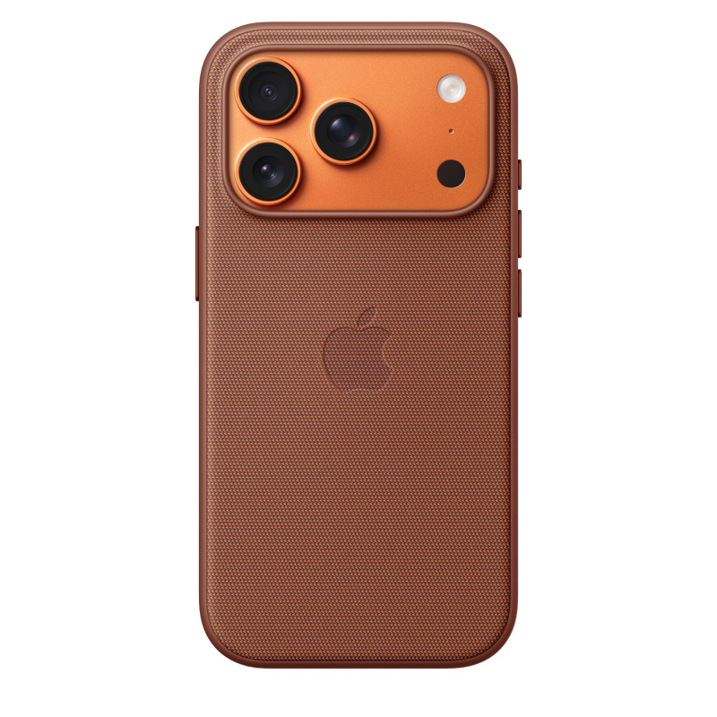 Фото Чехол защитный Apple TechWoven Case with MagSafe для iPhone 17 Pro, коричневый На фото изображено Чехол защитный Apple TechWoven Case with MagSafe для iPhone 17 Pro, коричневый