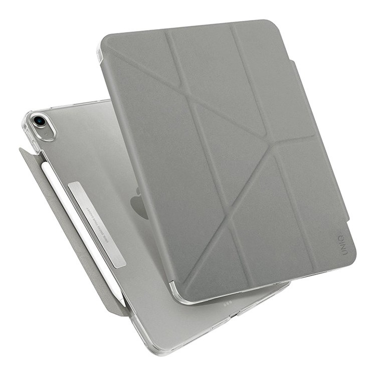 На фото изображено Чехол Uniq для iPad Air 10.9 (2022/20) CAMDEN Anti-microbial Grey