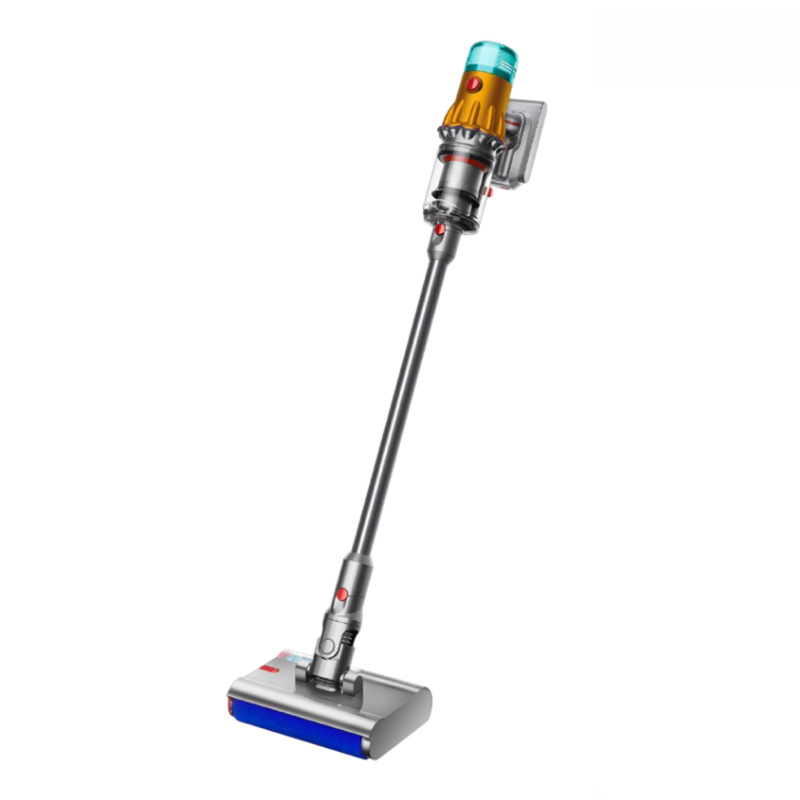 На фото изображено Dyson V12s Detect Slim Submarine Complete, Yellow/Nickel