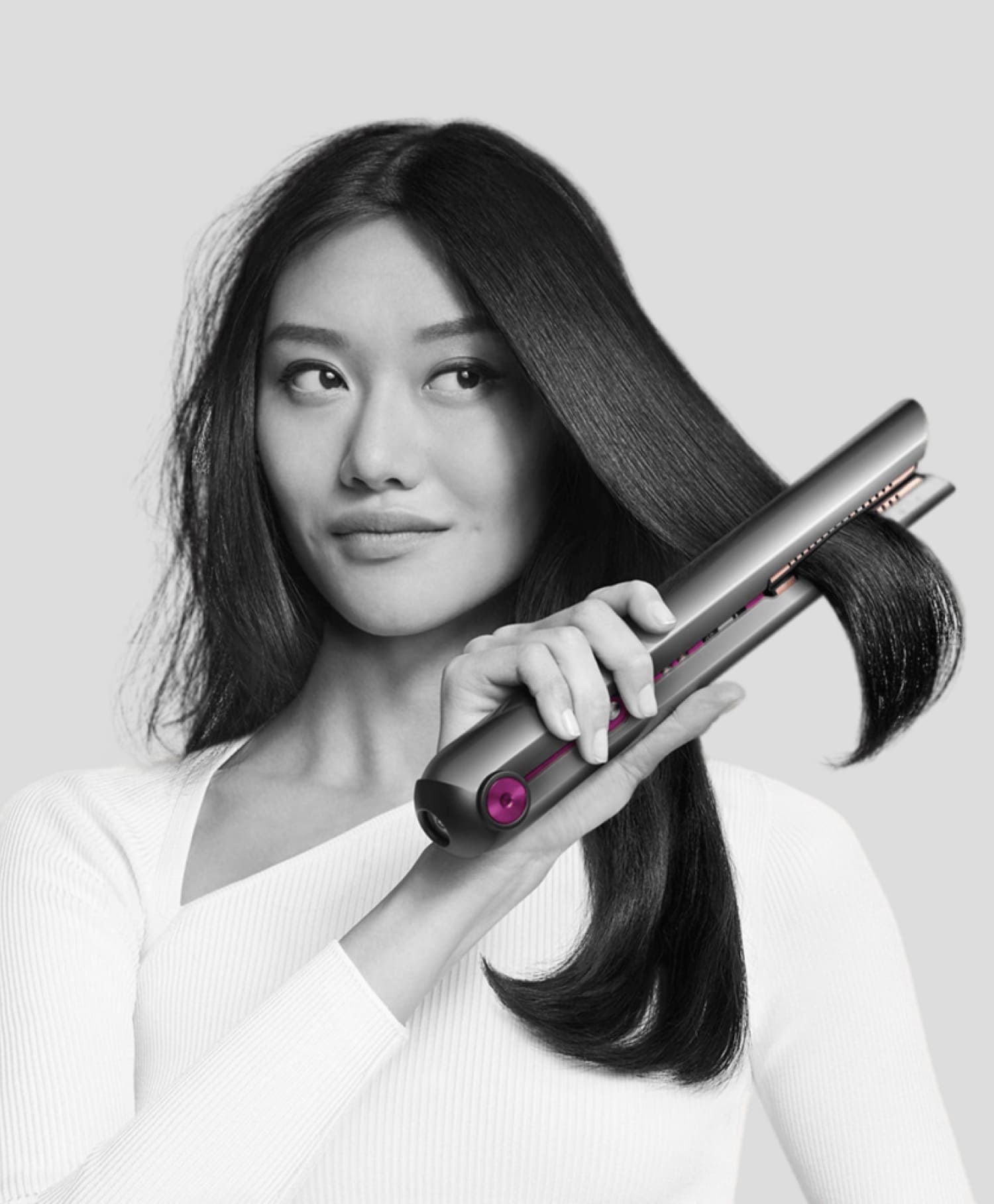 На фото изображено Выпрямитель Dyson Corrale HS03, Black/Purple