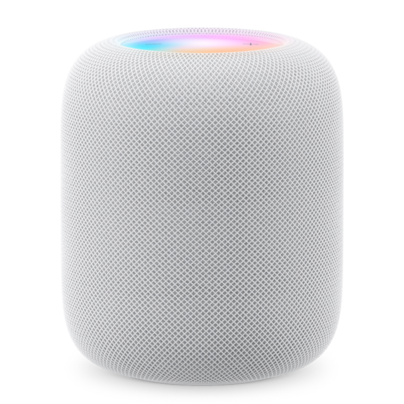 На фото изображено Умная колонка Apple HomePod, Белый
