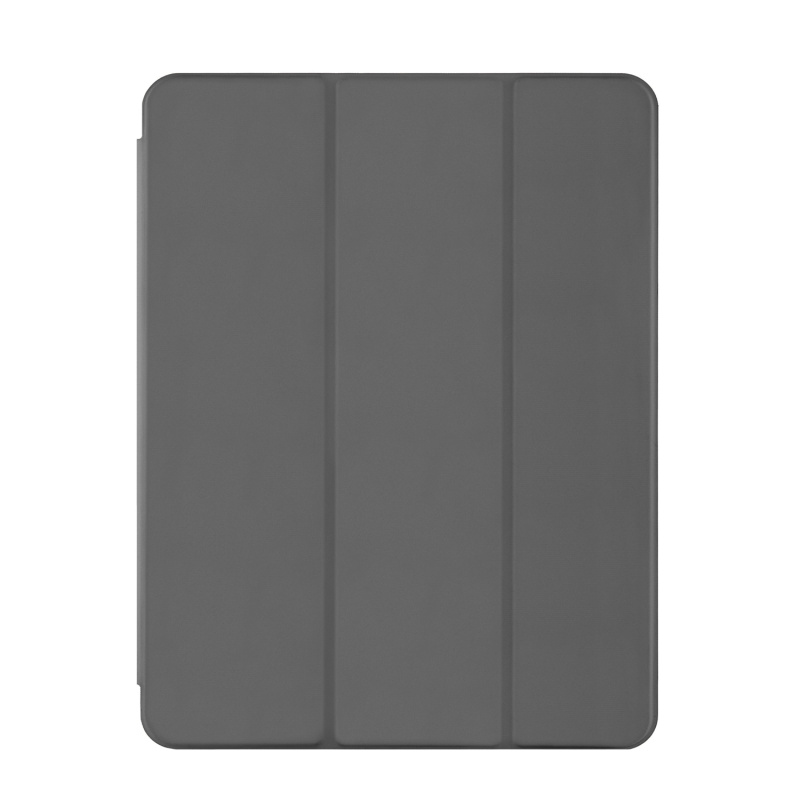 На фото изображено Чехол uBear Touch case для iPad Pro 12,9”, soft-touch, тёмно-серый
