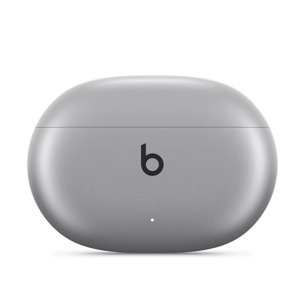 На фото изображено Беспроводные наушники Beats Studio Buds Plus, серебристый