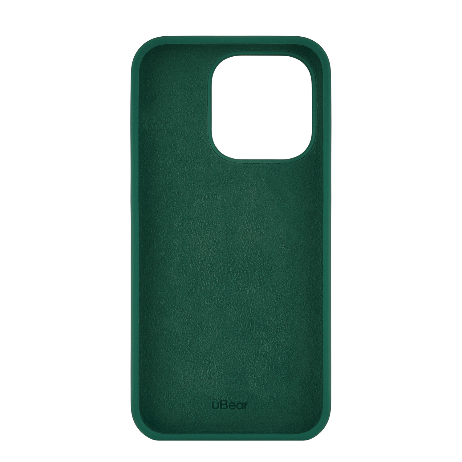 На фото изображено Чехол защитный uBear Touch Case для iPhone 14 Pro, зелёный