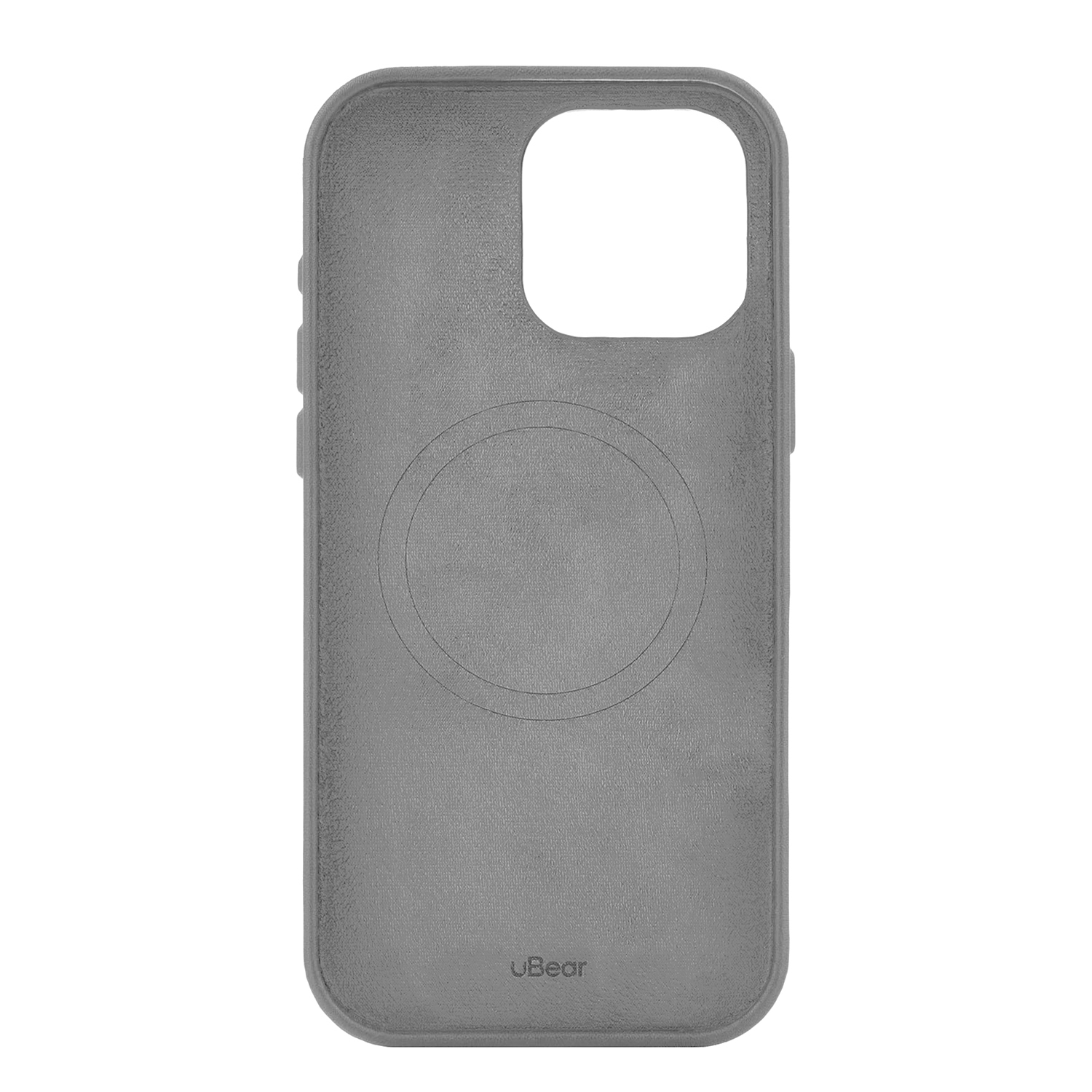 На фото изображено Чехол защитный uBear Capital Case для iPhone 16 Pro Max, серый
