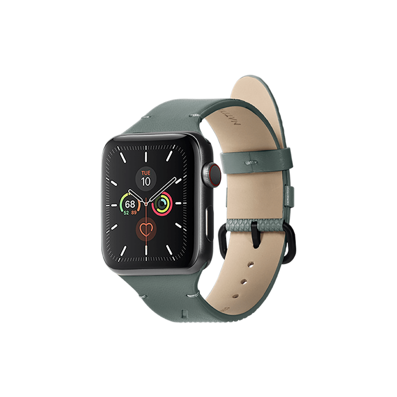 Фото Ремешок Native Union (RE)Classic Strap для Apple Watch 42/44 мм, зеленый На фото изображено Ремешок Native Union (RE)Classic Strap для Apple Watch 42/44 мм, зеленый