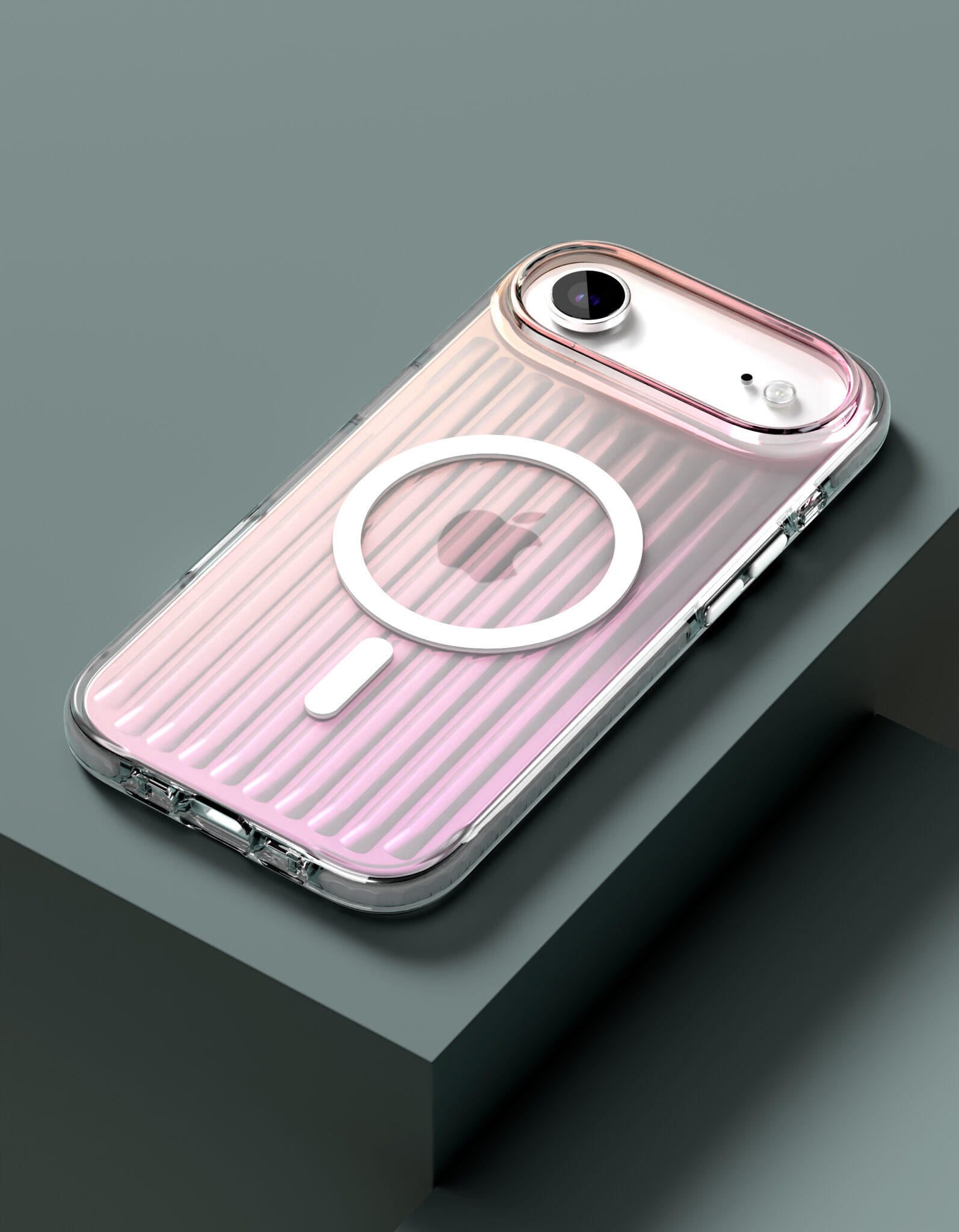 Фото Чехол защитный VLP Pulse Case с MagSafe для iPhone Air, перламутровый На фото изображено Чехол защитный VLP Pulse Case с MagSafe для iPhone Air, перламутровый