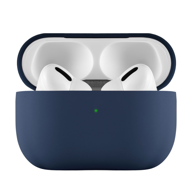 На фото изображено Защитный чехол AirPods Pro Touch Pro Silicone Case, синий