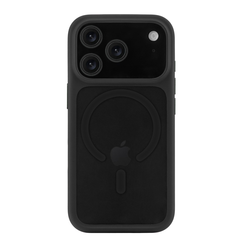 Фото Чехол защитный uBear Shade Case для iPhone 17 Pro, MagSafe, чёрный Фото Чехол защитный uBear Shade Case для iPhone 17 Pro, MagSafe, чёрный