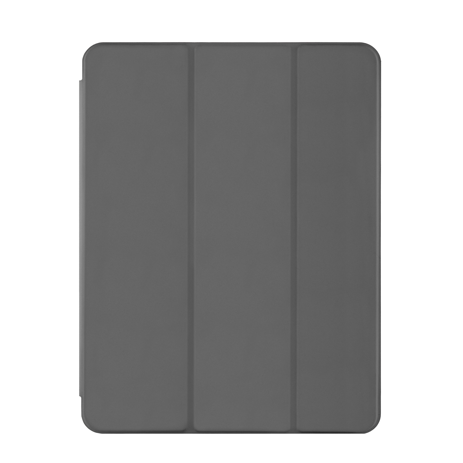 На фото изображено Чехол uBear Touch case для iPad Pro 12,9”, soft-touch, тёмно-серый