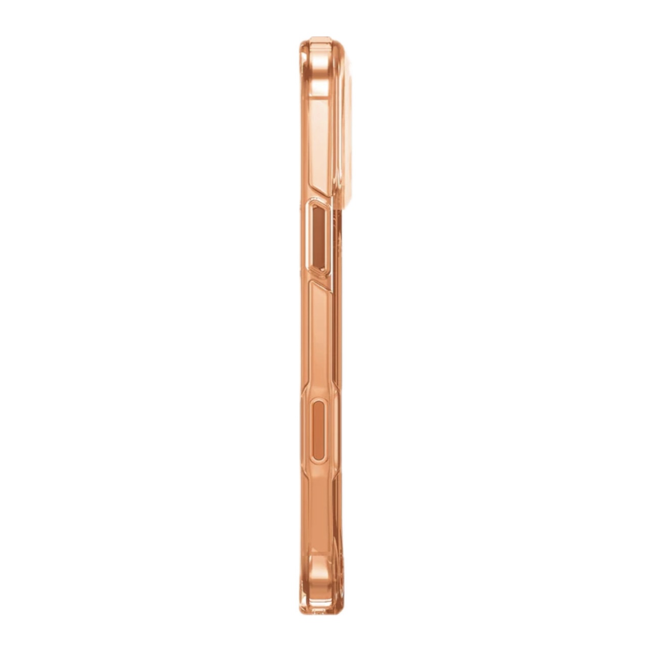 Фото Uniq Lifepro Xtreme AF для iPhone 17 Pro Max, прозрачный/оранжевый На фото изображено Uniq Lifepro Xtreme AF для iPhone 17 Pro Max, прозрачный/оранжевый
