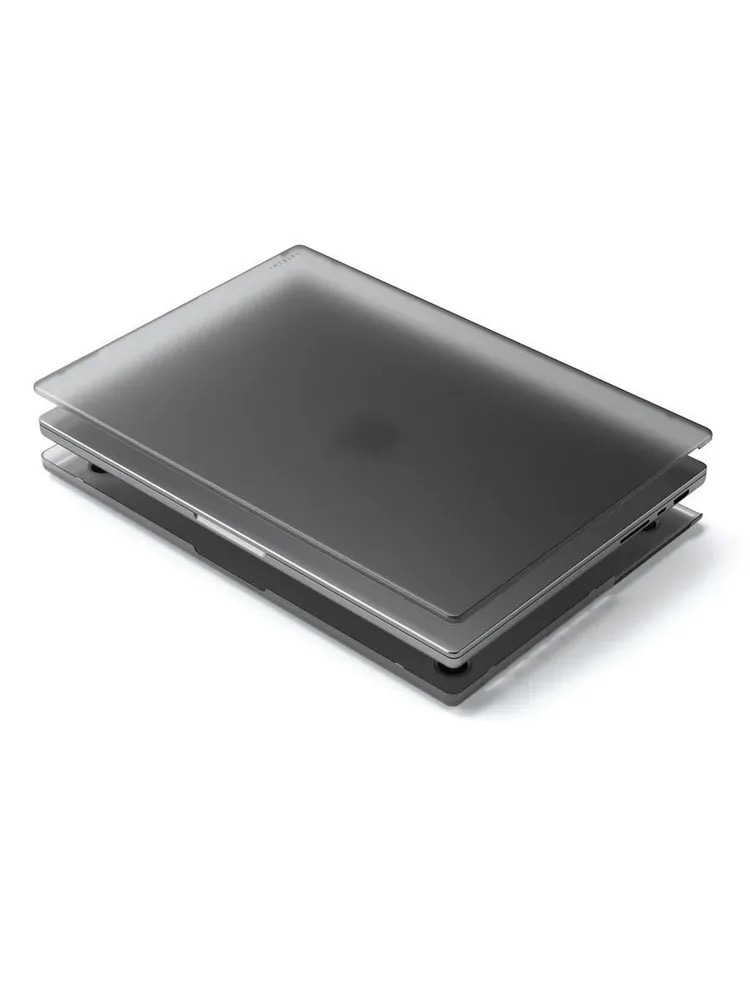 На фото изображено Чехол-накладка Satechi Eco Hardshell Case для MacBook Pro 16", темный
