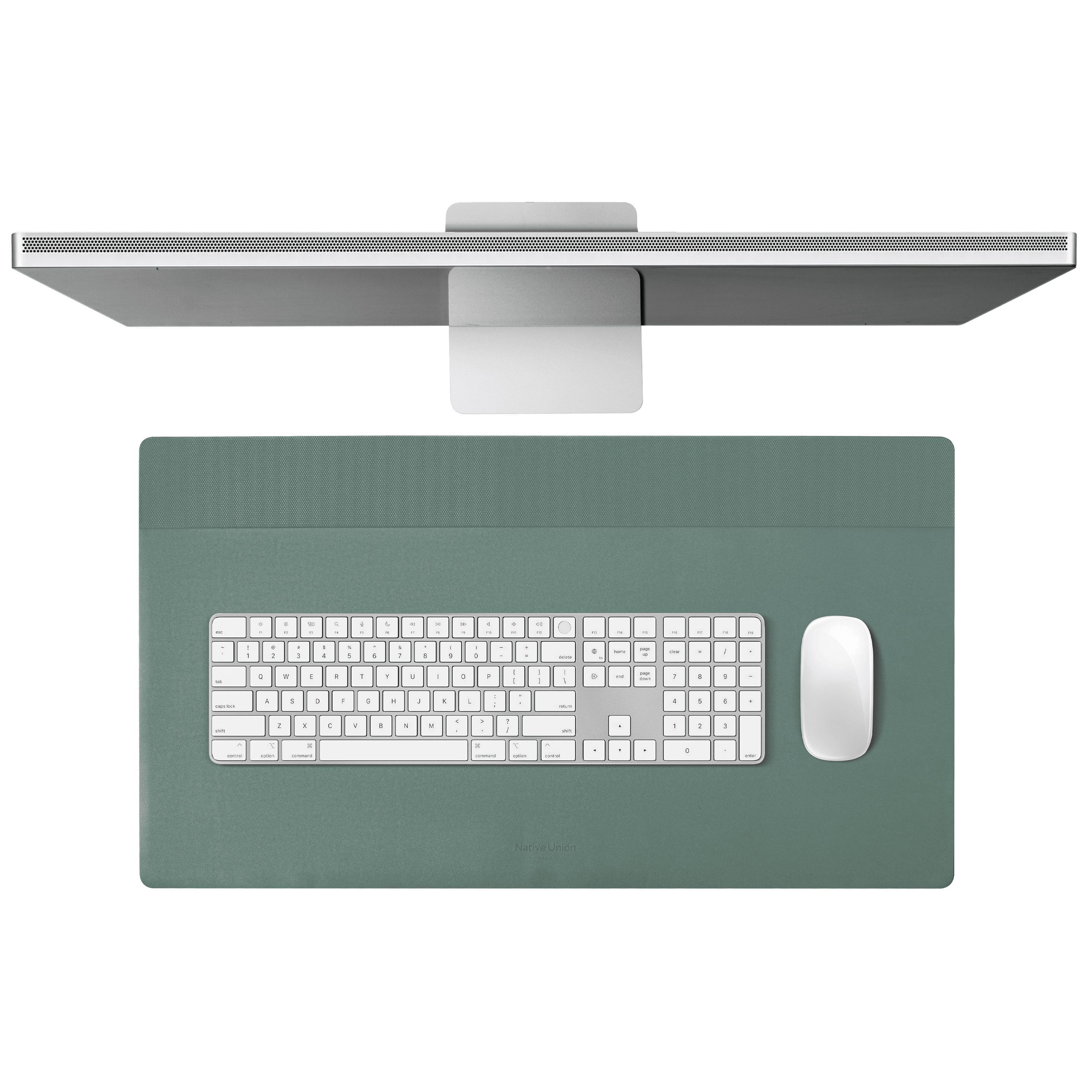На фото изображено Настольный коврик Native Unon Desk Mat, зеленый/песчаник