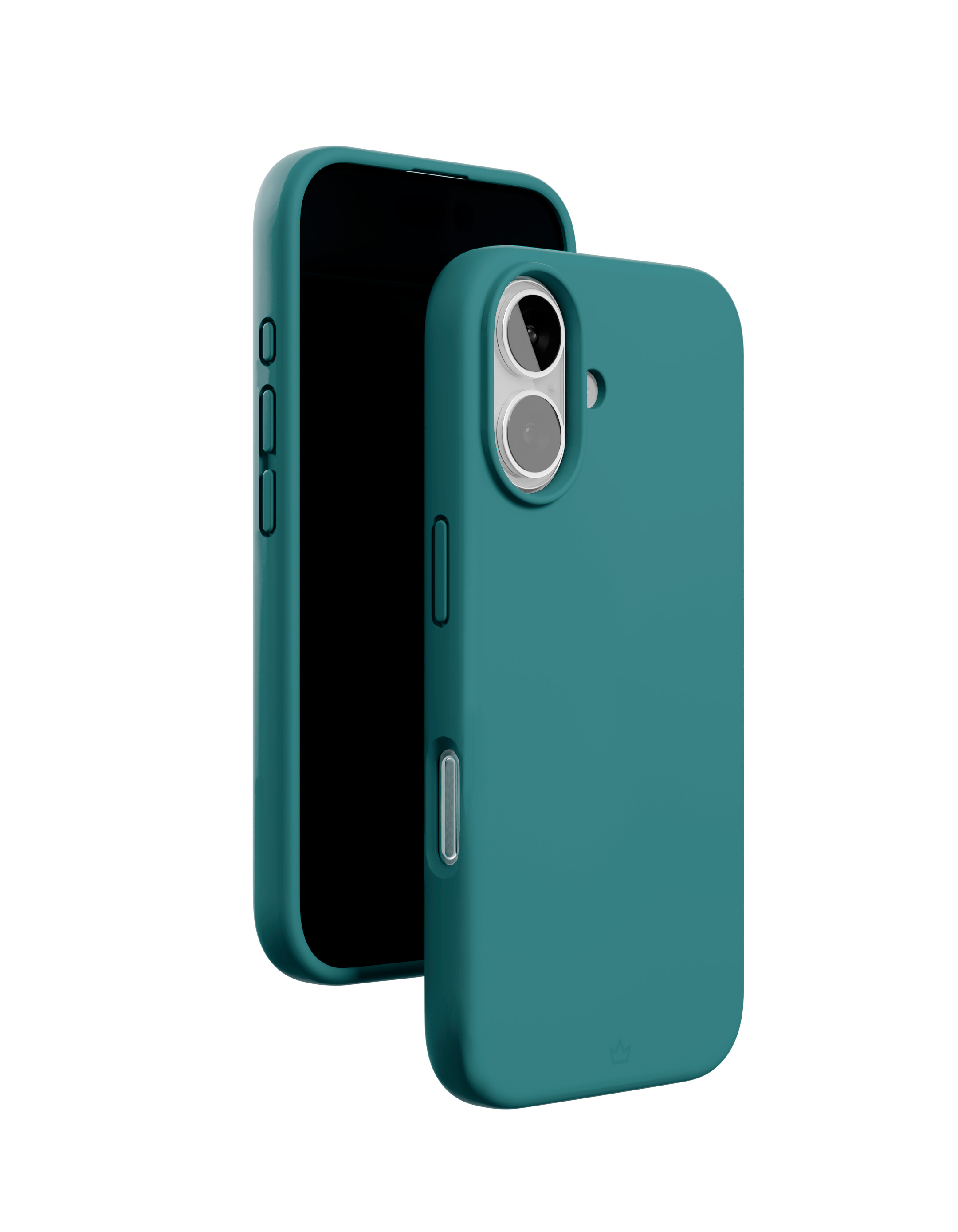 На фото изображено Чехол защитный VLP Aster Case с MagSafe для iPhone 16, зеленый