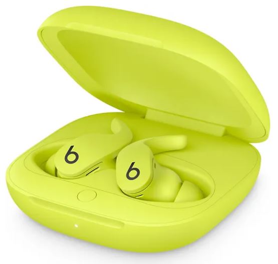 На фото изображено Беспроводные наушники Beats Fit Pro, жёлтый