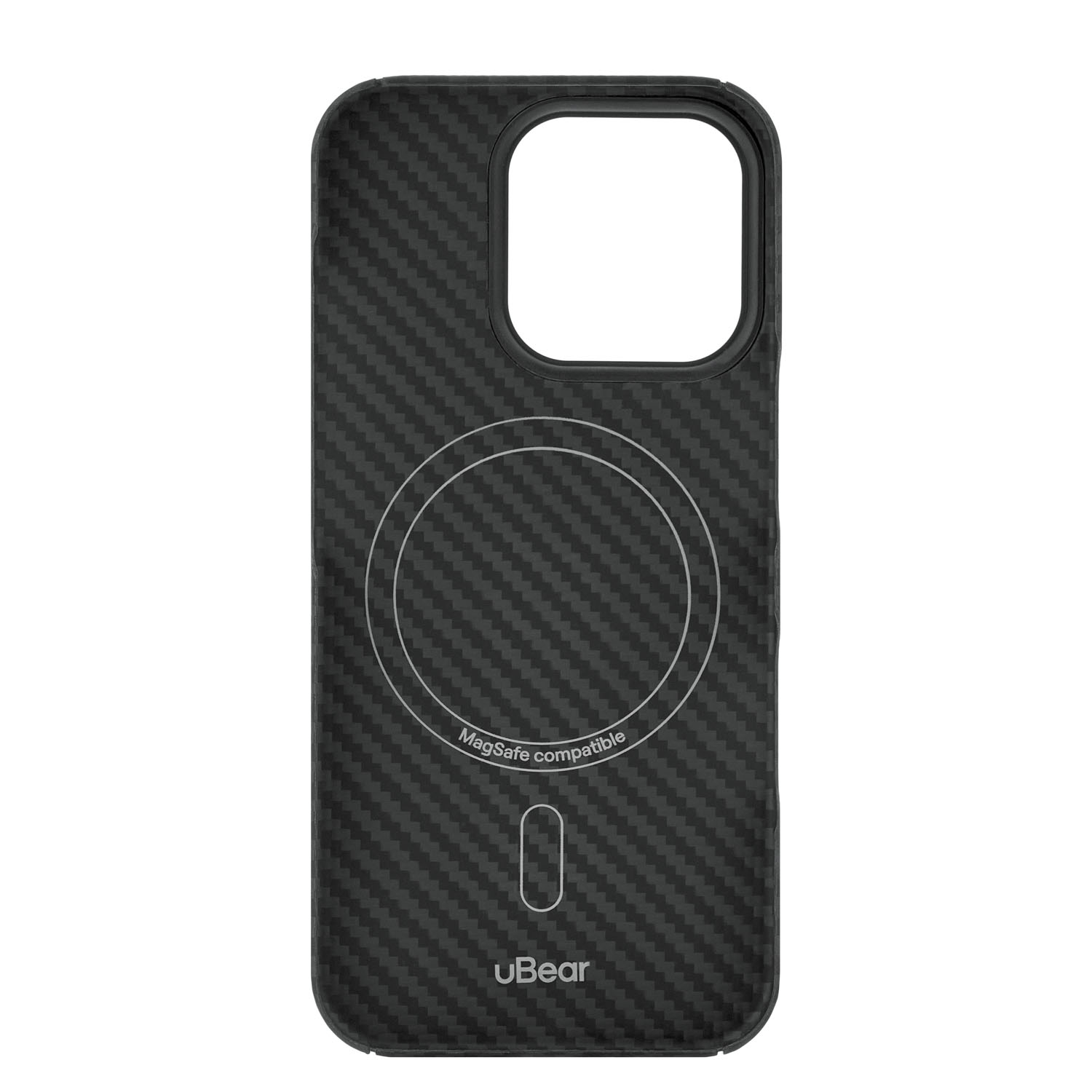 На фото изображено Чехол защитный uBear Supreme Case для iPhone 16 Pro, ультратонкий, черный