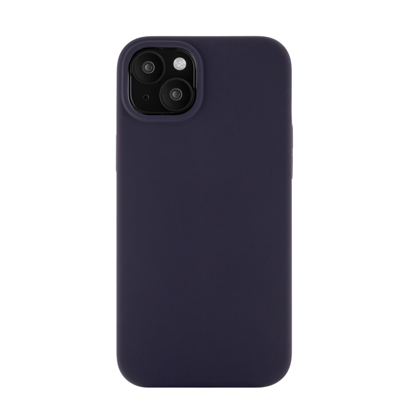 Фото Чехол защитный uBear Touch Mag Case для iPhone 15 Plus, темно-фиолетовый На фото изображено Чехол защитный uBear Touch Mag Case для iPhone 15 Plus, темно-фиолетовый