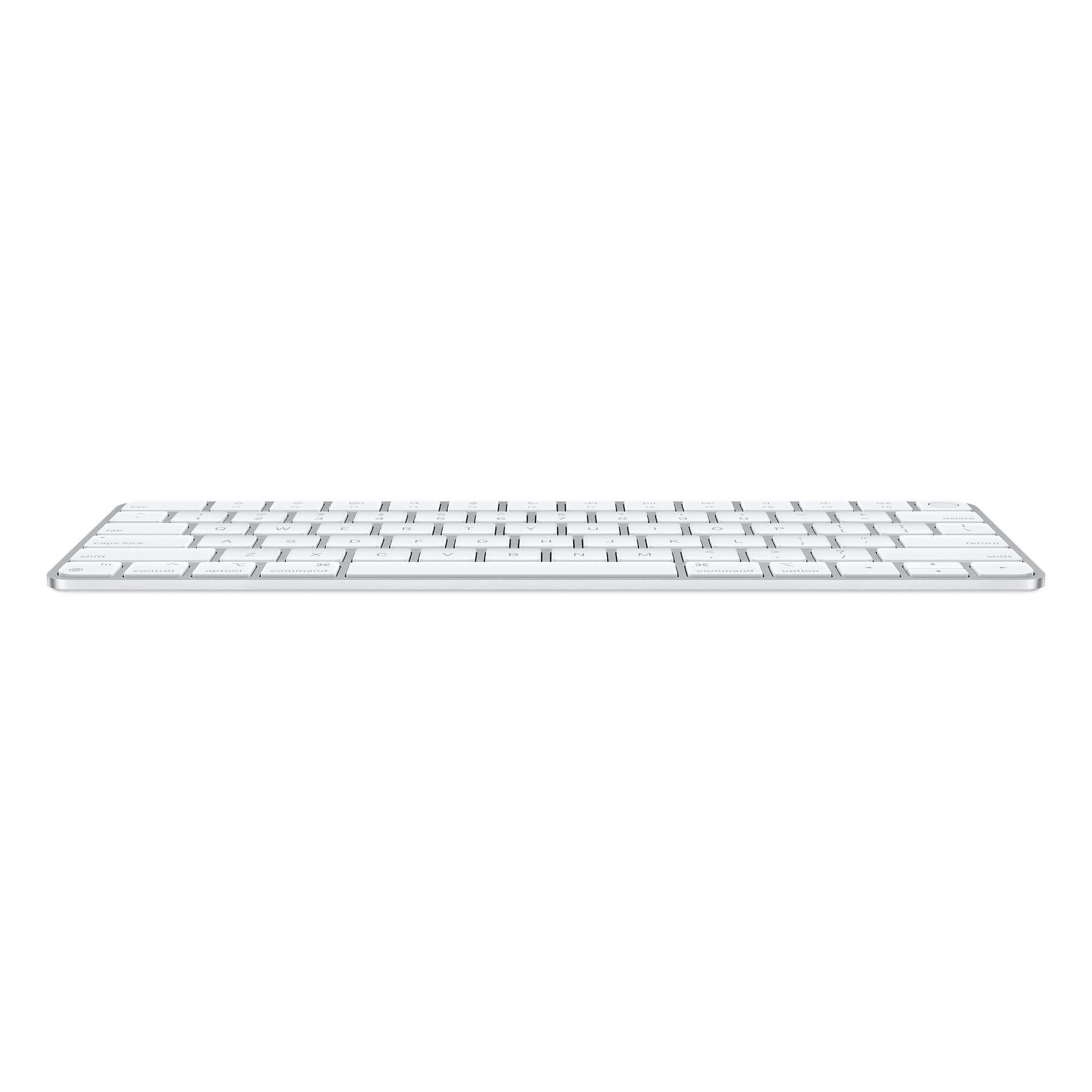 На фото изображено Клавиатура Apple Magic Keyboard с Touch ID для Mac, белый