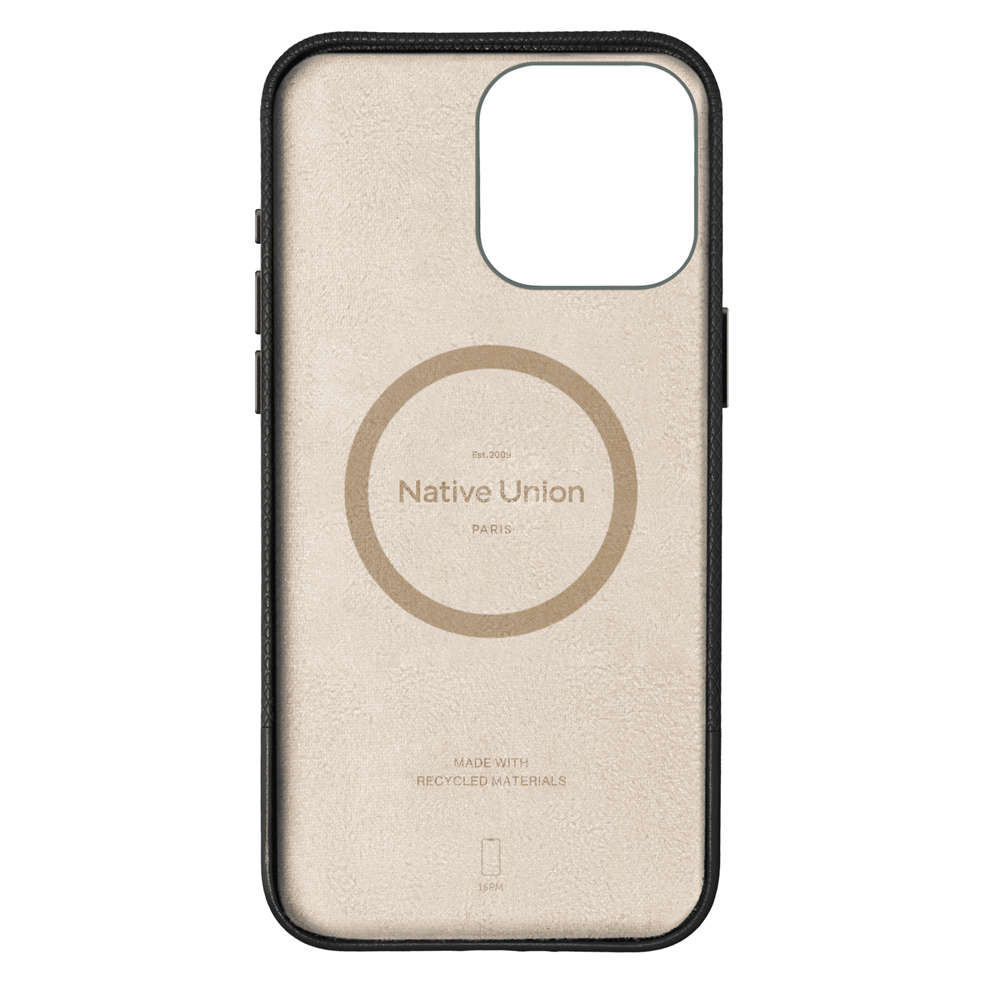 На фото изображено Чехол Native Union (RE)Classic Case MagSafe для iPhone 16 Pro Max, чёрный