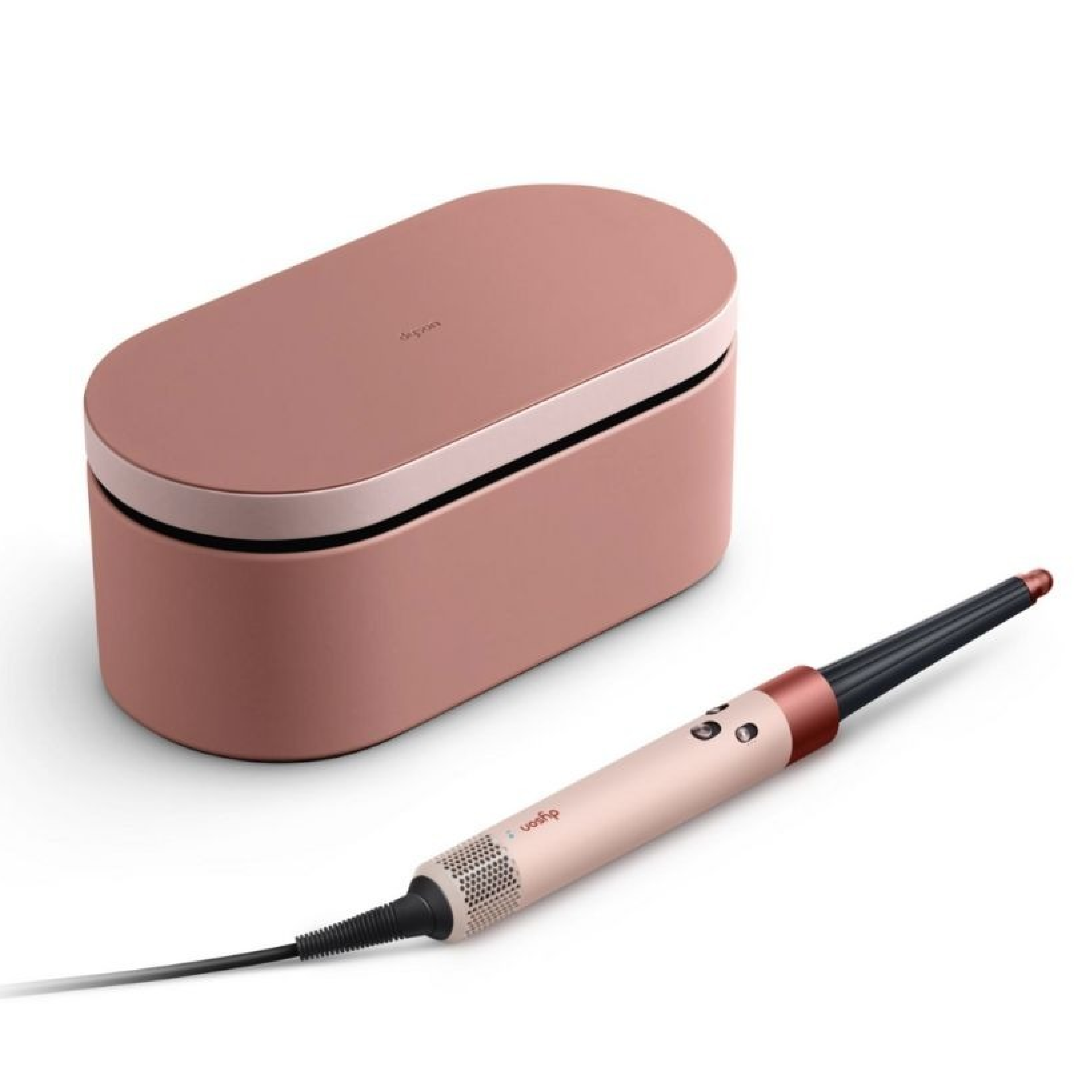 На фото изображено Стайлер Dyson Airwrap ID HS08 Complete Long, Kanzan Pink