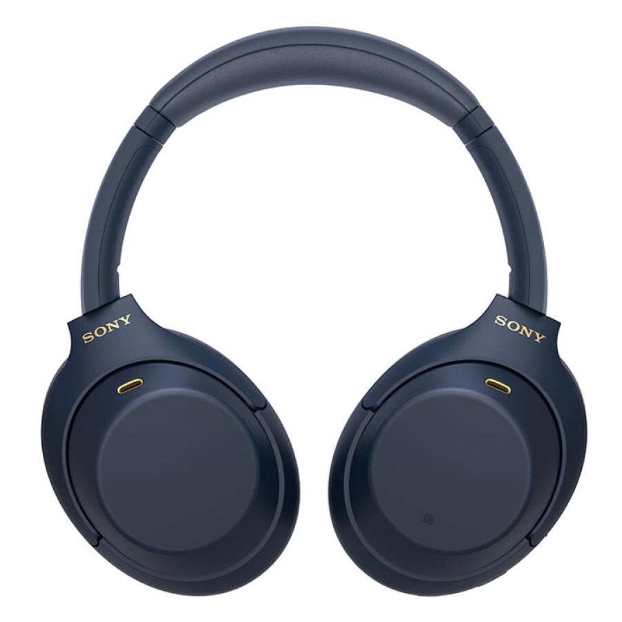 На фото изображено Беспроводные наушники Sony WH-1000XM4, Синий