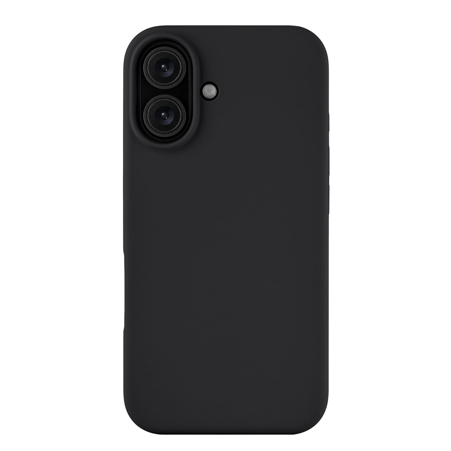 На фото изображено Чехол защитный uBear Touch Mag Case для iPhone 16, черный
