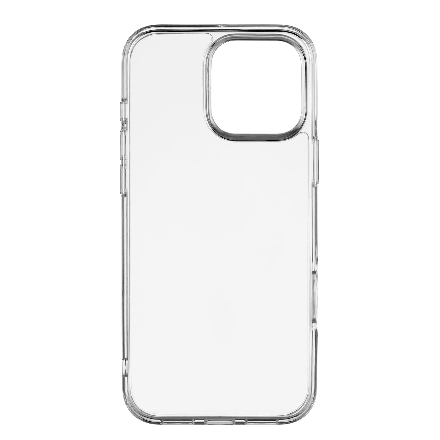 На фото изображено Чехол защитный uBear Real Case для iPhone 16 Pro Max, усиленный, прозрачный
