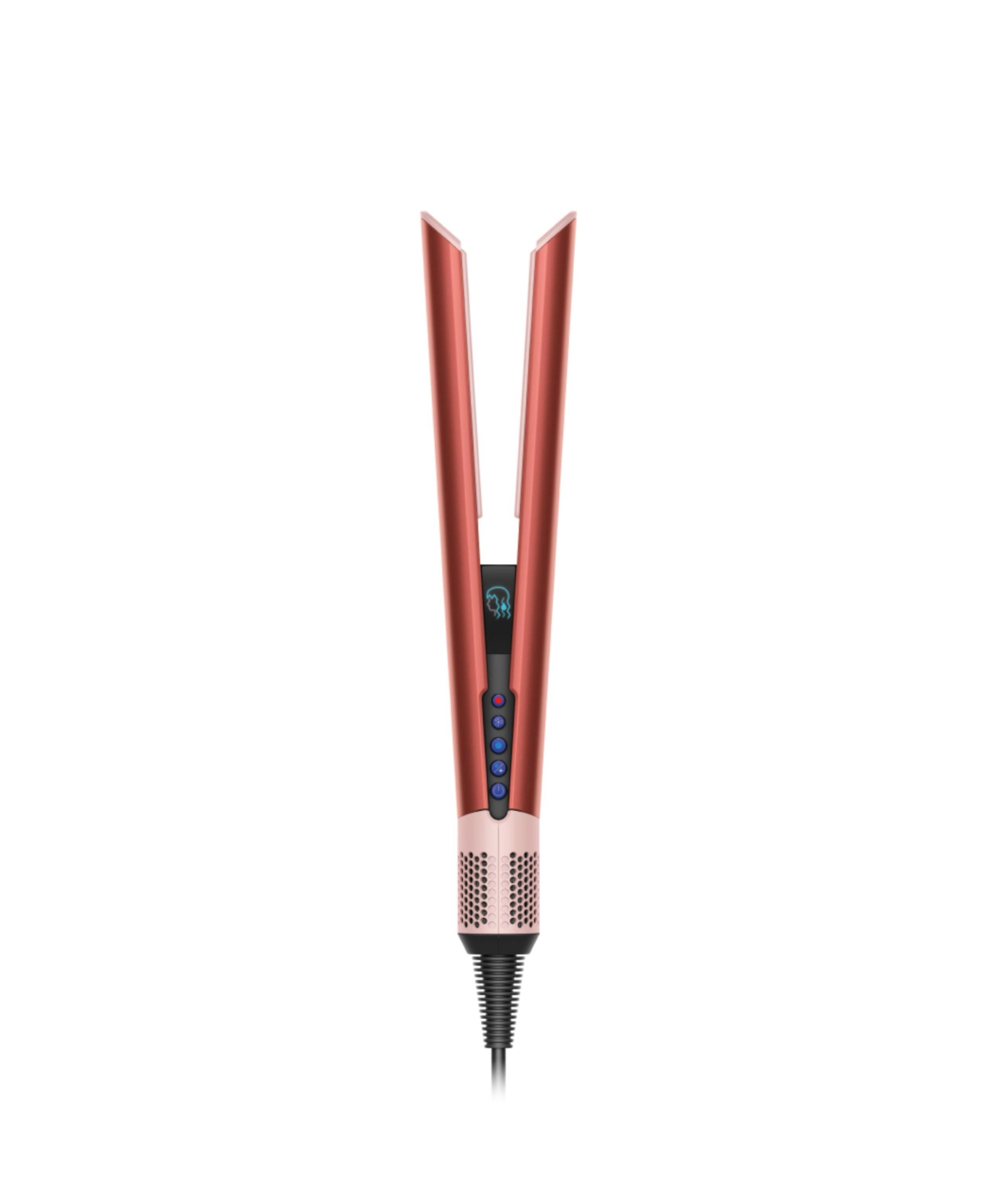 На фото изображено Выпрямитель Dyson Airstrait HT01, Strawberry Bronze/Blush Pink