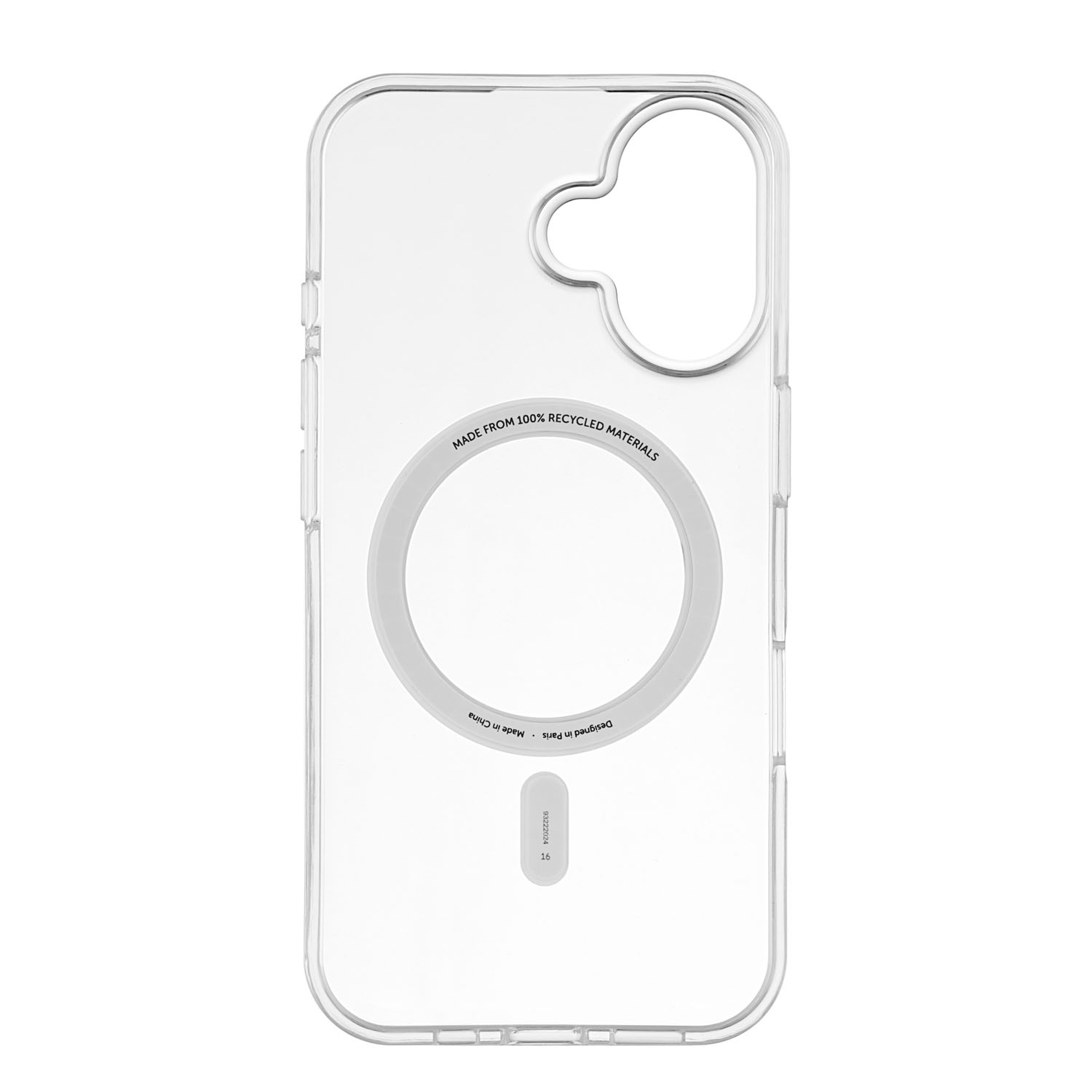 На фото изображено Чехол Native Union (RE)Classic Case MagSafe для iPhone 16, прозрачный
