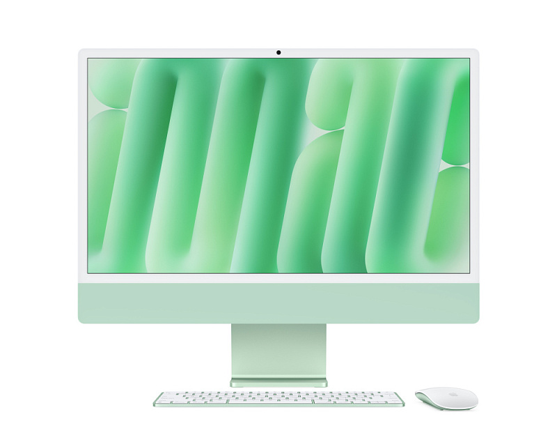 Apple iMac 24" Retina 4,5K, M4 8C / 8C, 16 ГБ, 512 ГБ, Зелёный Apple iMac 24" Retina 4,5K, M4 8C / 8C, 16 ГБ, 512 ГБ, Зелёный